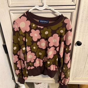 Princess Highway Pink and Green Floral Sweater